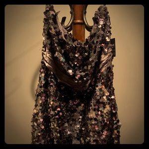 Sequin strapless Dress